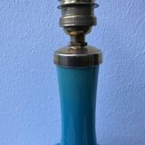 English ceramic lamp base Burmantofts Pottery England, 1880