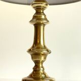Lamp chic old solid brass candle holder