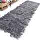 3x11 Gray Handmade %100 Wool Moroccan Runner Rug, 106x345Cm SK70382