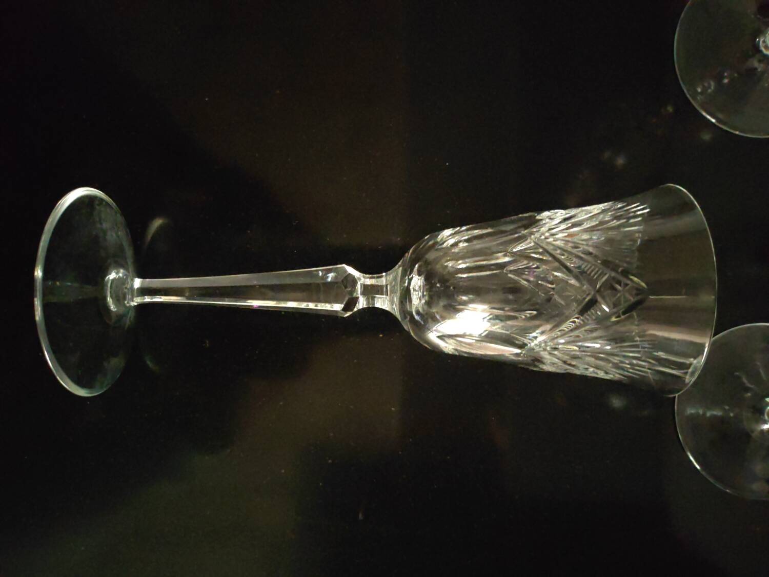 Cut Champagne flutes