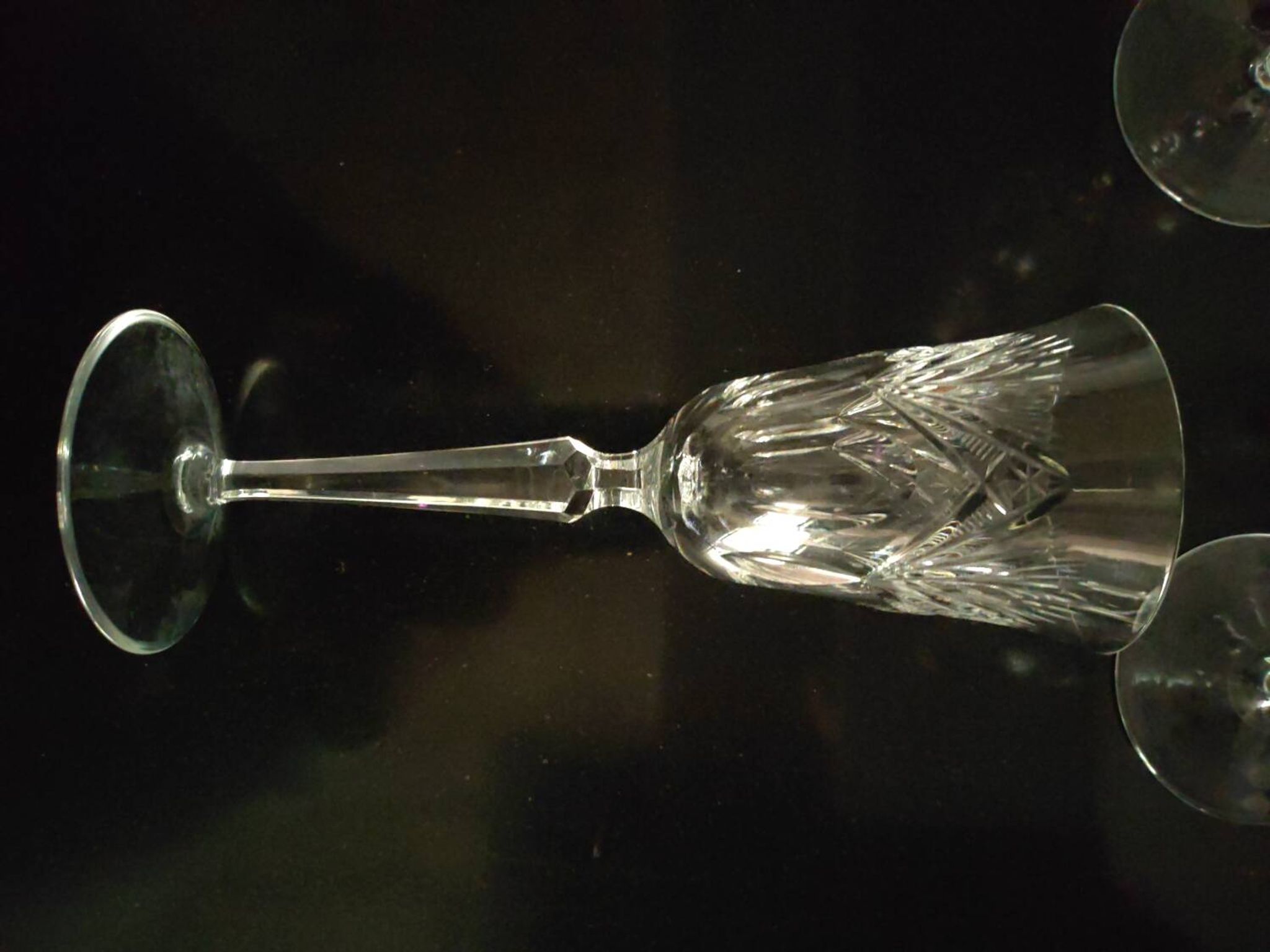 Cut Champagne flutes