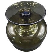 Coupe en verre bullé fumé
