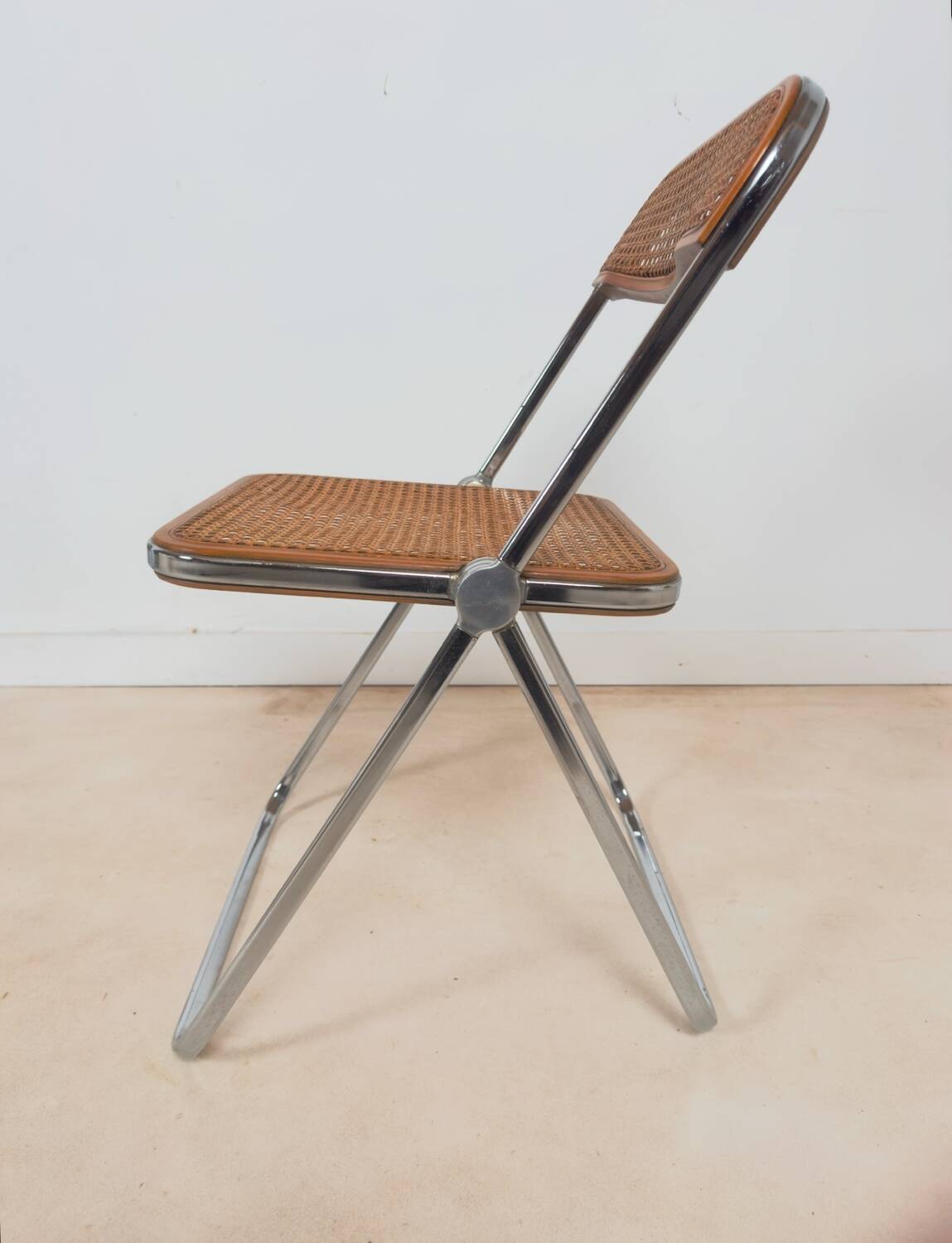 Ensemble de 5 chaises « Plia » par Giancarlo Piretti pour Castelli