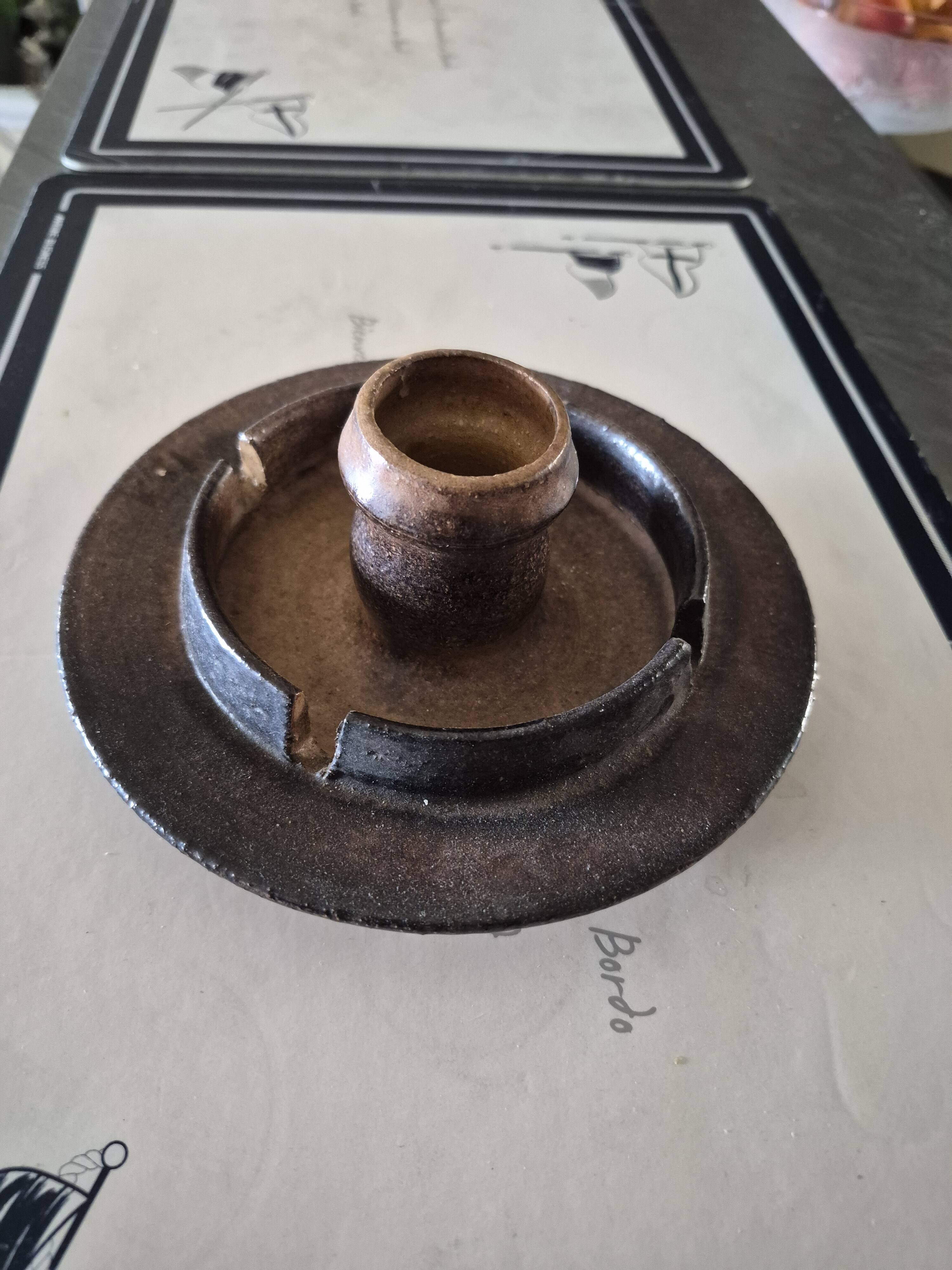 Ashtray candlestick Jean Marais