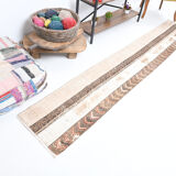 Tapis coureur en laine fait à la main 312x52cm