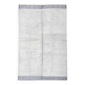 Tapis marocain 100% laine bleu et blanc 136x211 cm