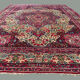 Antique tribal rug 332x240 cm wool oriental hand made carpet pink, purple, green