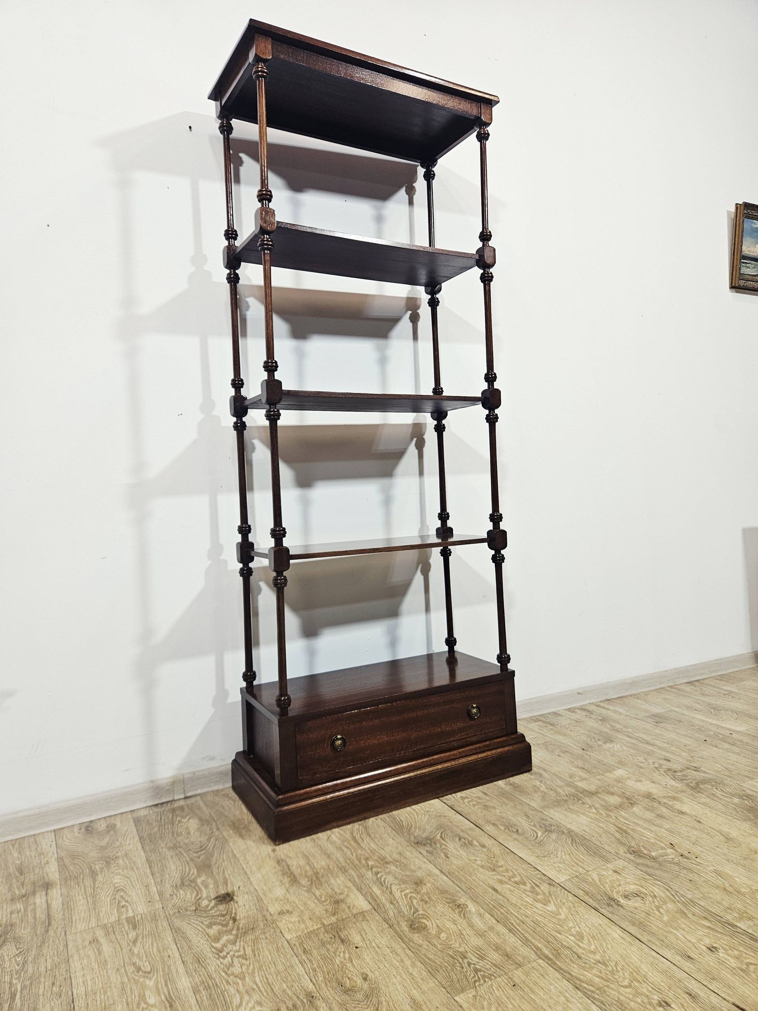 Stylish mahogany shelf/England/mid. 20th century/Classic/Unique