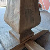 Monastery table with zinc top
