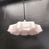 Pink opaline pendant light