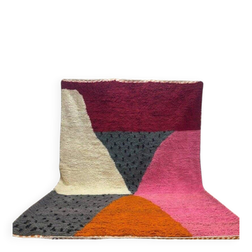 Tapis beni ouraine fait main artisanale traditionnelle taille 150 x 250 cm