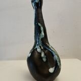 Old vase soliflore céramique " cyclops Annecy " Savoie, vintage 70'