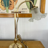 1900 adjustable swan neck lamp