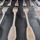 Vintage Ercuis cutlery set of 37 pieces, Chinon model.