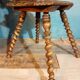 Chaise escabelle fin XIXème