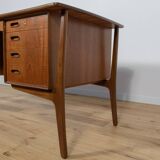 Teak Desk by Svend Åge Madsen for H.P. Hansen, 1960s