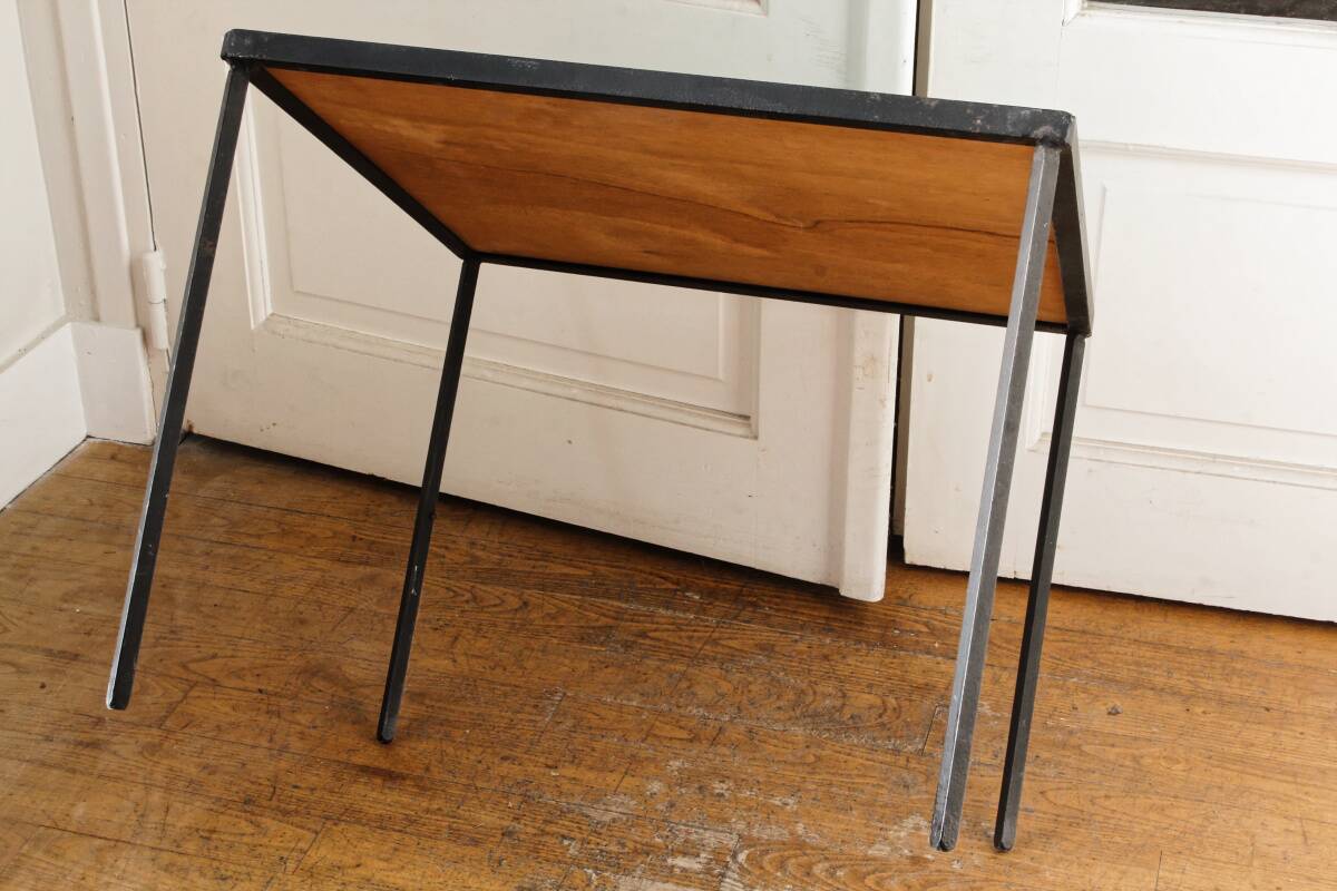 Vintage ceramic coffee table; rooster motif