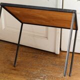 Vintage ceramic coffee table; rooster motif