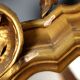 Antique gilded mirror in carved wood, Italy, 20th century