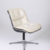 Charles Pollock leather armchair