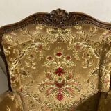 Paire de fauteuils bergère Louis XV