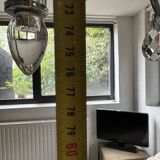 Murano crystal chandelier black lampshade