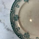 Assiette plate terre de fer Narcisses Onnaing