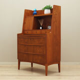 Teak secretary, Danish design, 1970s, production: Denmark