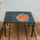 Small ceramic tile table