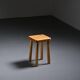 Pine stool by Charlotte Perriand, Les Arcs, France
