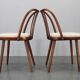 1960s Antonin Suman Set of Six Beech Dining Chairs, Restored