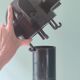 Coat rack 1970s navy blue