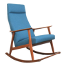 Rocking-chair danois en teck du milieu du siècle, années 1960