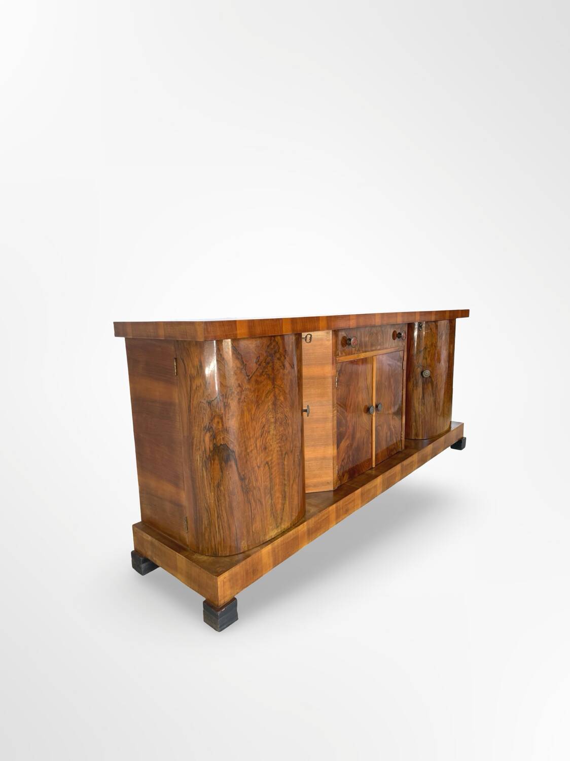 Impressionnant buffet Art déco italien des années 1930/1940