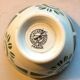 Old vintage bowl, geometric décor and free shapes by St Amand and Hamage