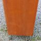 Vintage oak wardrobe with metal legs from the 1950s.