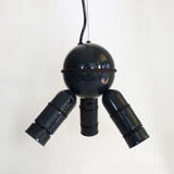 Spherical Lita hanging lamp with 3 sputnik orientable spots
