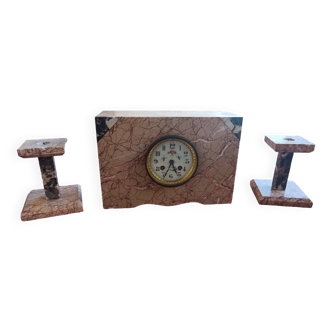 Marble mantel clock