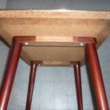 Table à roulettes en formica 1960