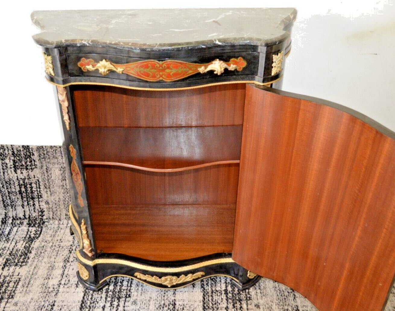 Wooden boule-style sideboard