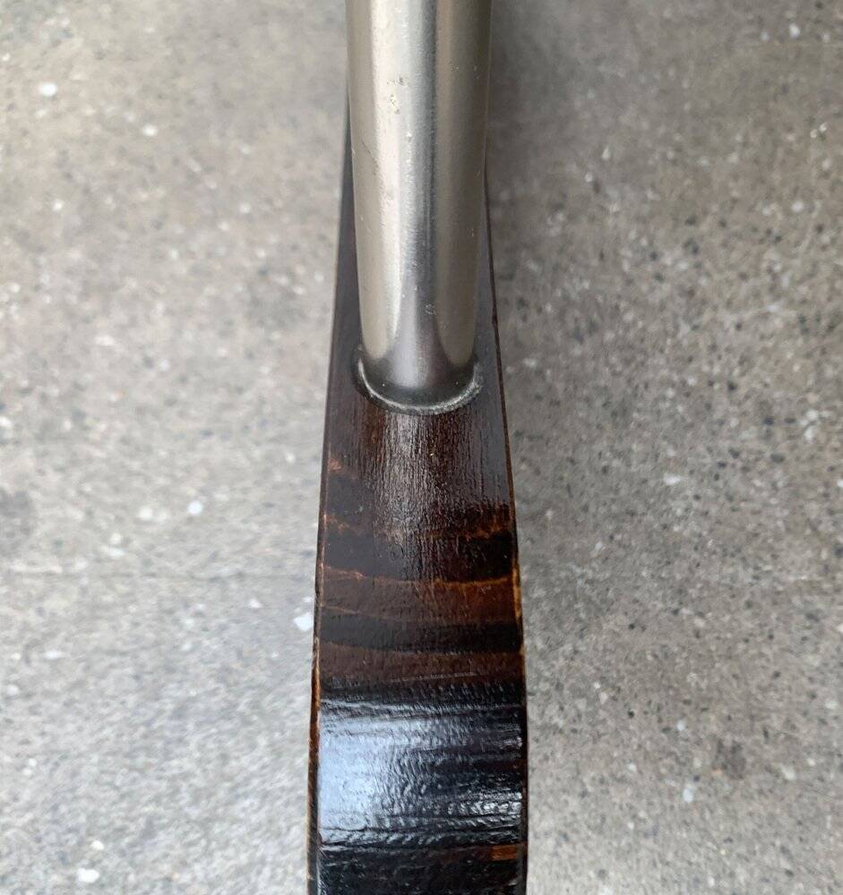 Mid-century Japanese space age folding rocking chair by Takeshi Nii, 1960s