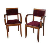 Paire de fauteuils bridge