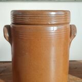 Set of 4 stoneware grease pots