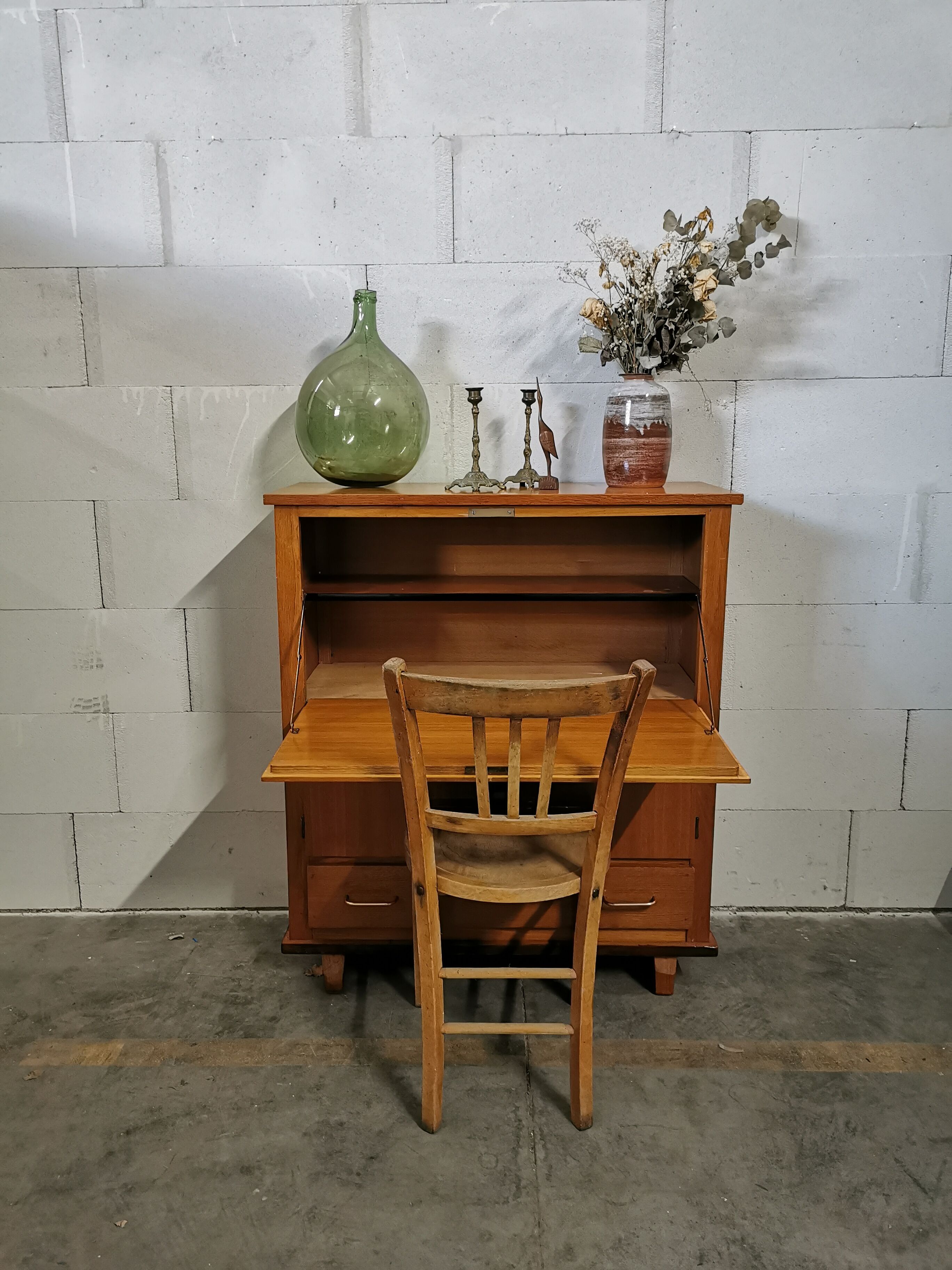 Secrétaire vintage bas