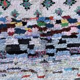 Moroccan boucherouite carpet - 128 x 185 cm