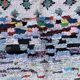 Moroccan boucherouite carpet - 128 x 185 cm