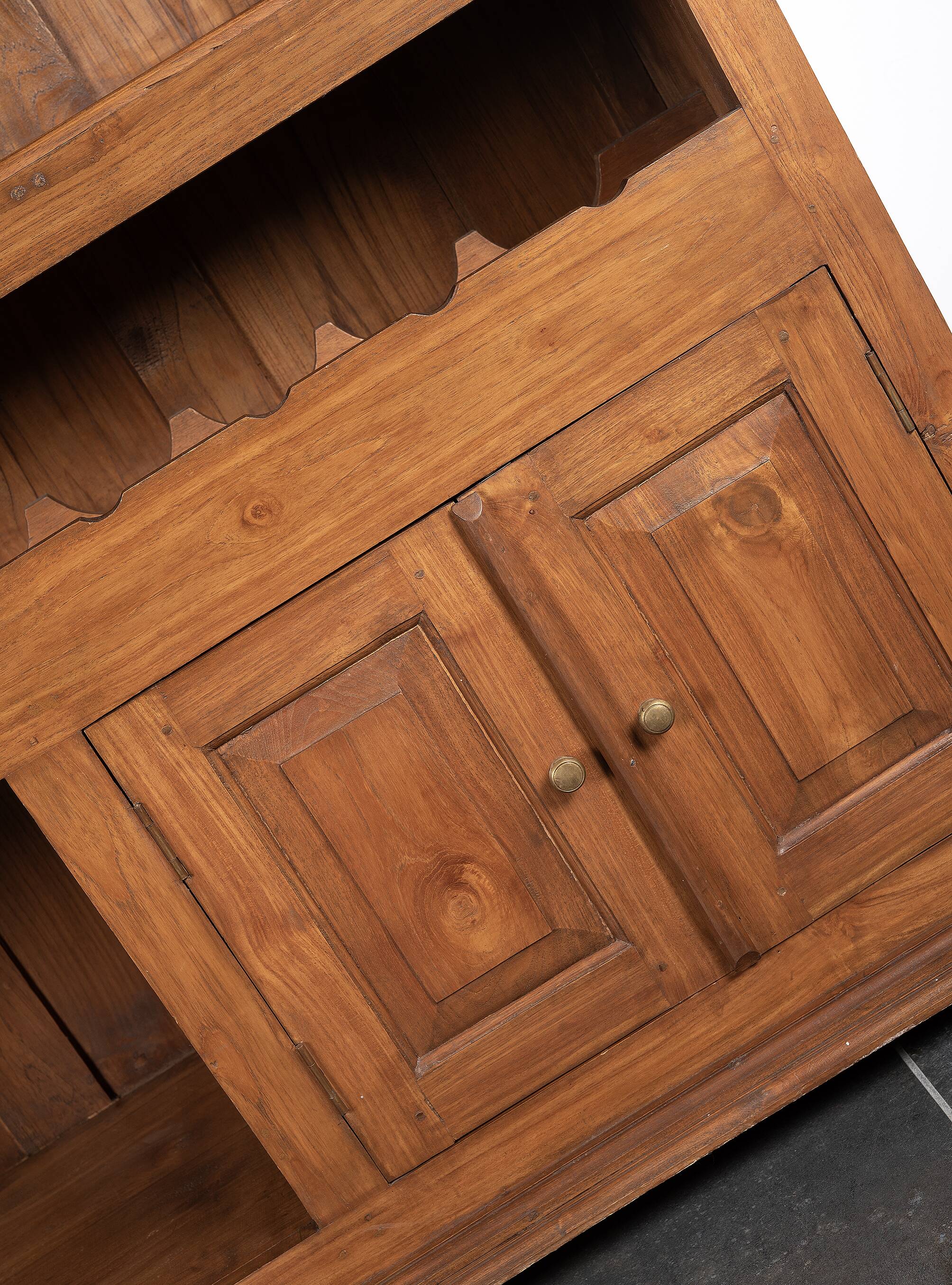 Vintage bar cabinet, bottle rack, with drawers