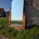 Vintage art deco trumeau mirror circa 1920
