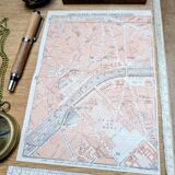 Paris, Champ de Mars, ancien plan, imprimé en 1914.