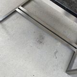 Dining table marble stainless steel feet